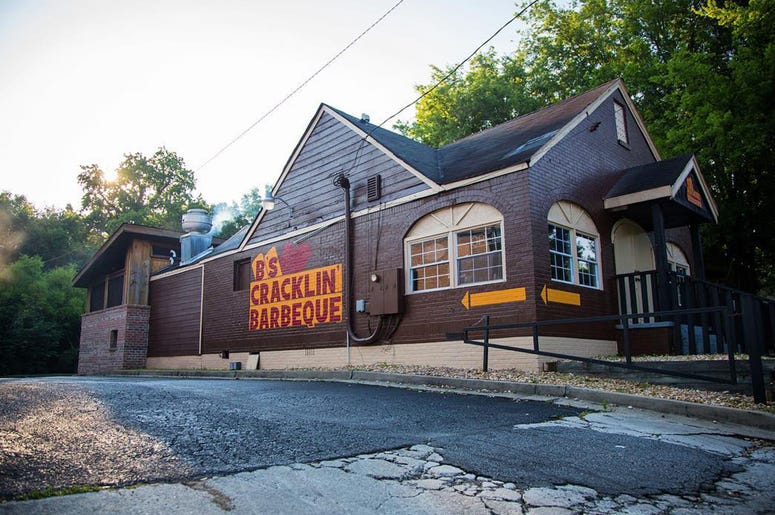 B's Cracklin' Barbecue before fire damaged the building in March 2019 B's Cracklin' Barbecue before fire damaged the building in March 2019