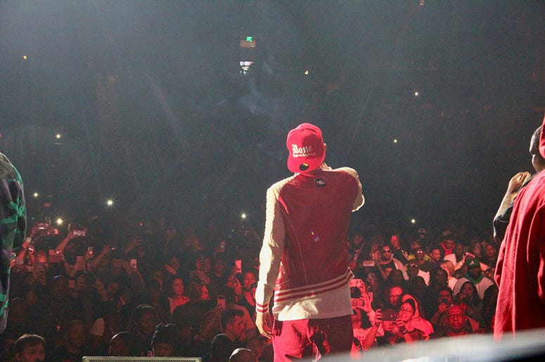 Bone Thugs-N-Harmony perform at Atlanta's State Farm Arena during the Puff Puff Pass Tour Bone Thugs-N-Harmony perform at Atlanta's State Farm Arena during the Puff Puff Pass Tour
