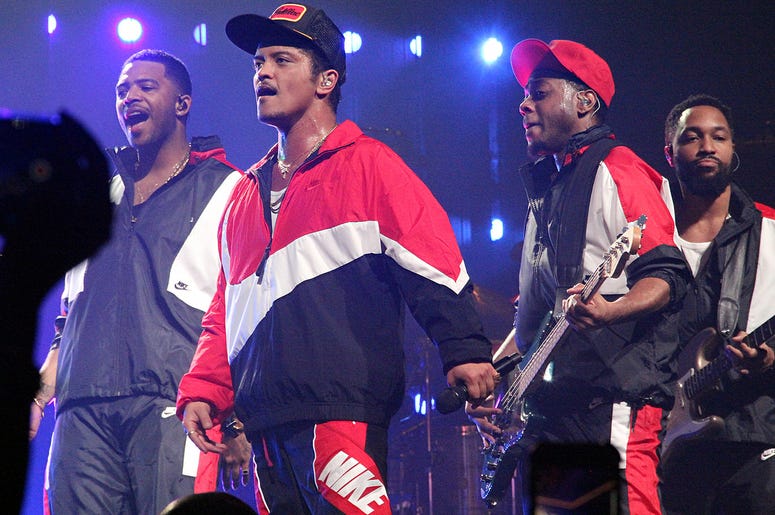 Bruno Mars performs at the Bud Light Super Bowl Music Fest in Atlanta on Saturday, February 2, 2019 Bruno Mars performs at the Bud Light Super Bowl Music Fest in Atlanta on Saturday, February 2, 2019