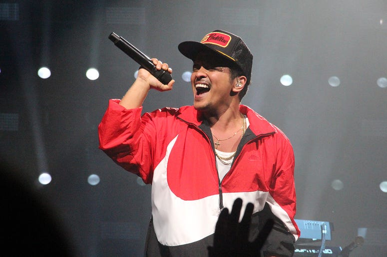 Bruno Mars performs at the Bud Light Super Bowl Music Fest in Atlanta on Saturday, February 2, 2019 Bruno Mars performs at the Bud Light Super Bowl Music Fest in Atlanta on Saturday, February 2, 2019