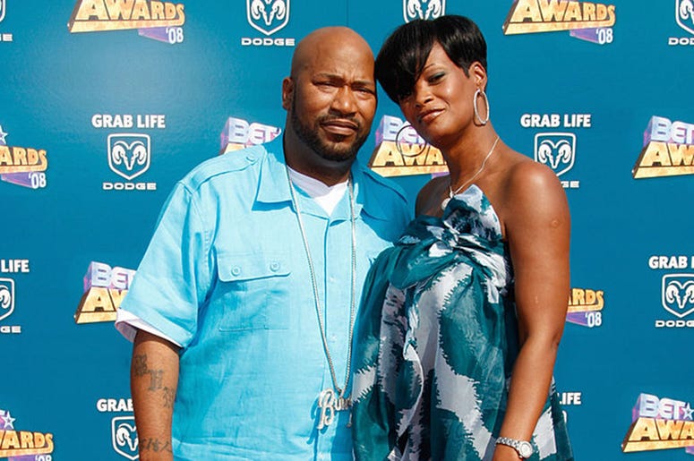 Rapper Bun B and his wife Queenie at the 2008 BET Awards Rapper Bun B and his wife Queenie at the 2008 BET Awards