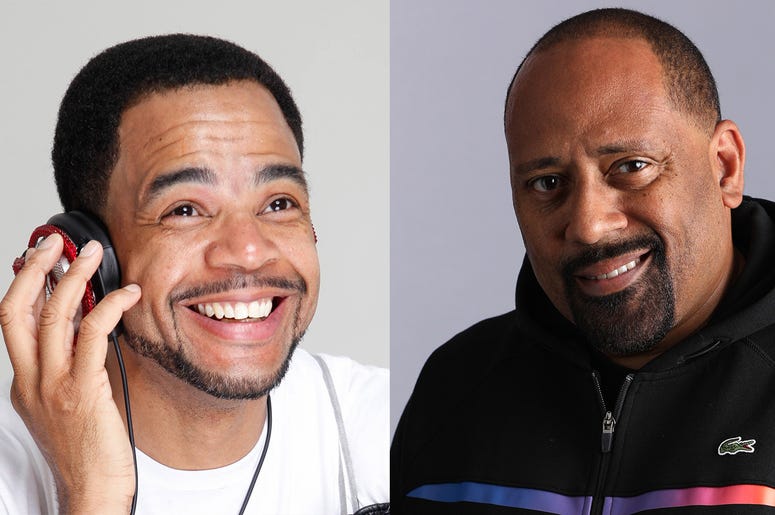 V-103's DJ Nabs and Frank Ski V-103's DJ Nabs and Frank Ski
