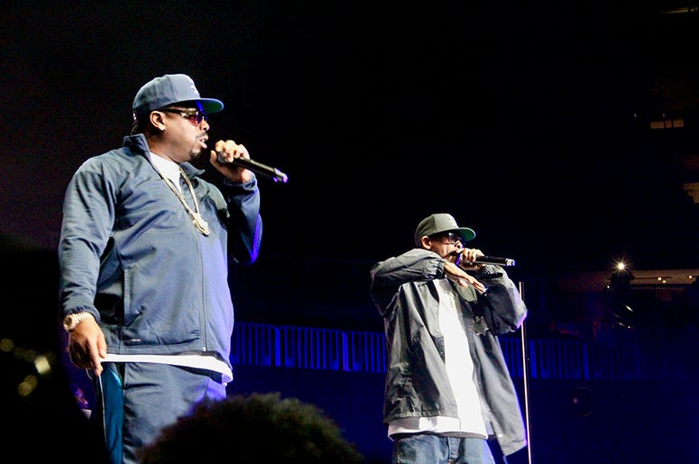 Tha Dogg Pound perform at Atlanta's State Farm Arena during the Puff Puff Pass Tour Tha Dogg Pound perform at Atlanta's State Farm Arena during the Puff Puff Pass Tour