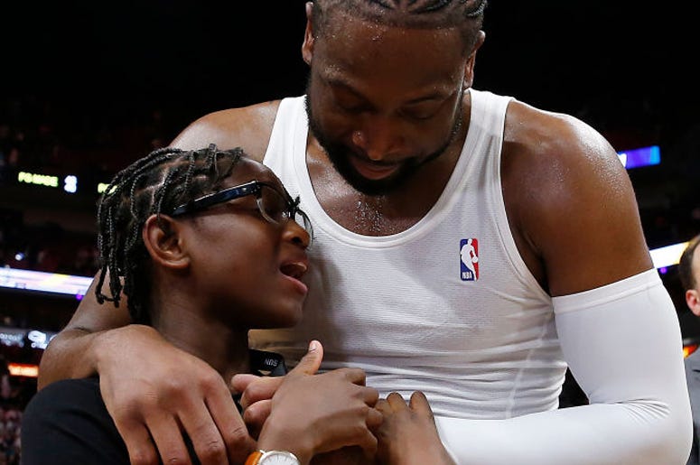 Dwayne Wade and Zaya