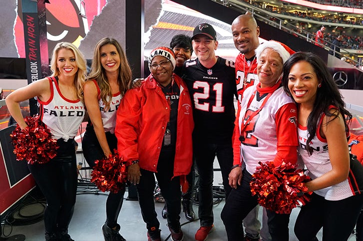 Big Tigger At The Falcons VS Cardinals Game December 16th 2018