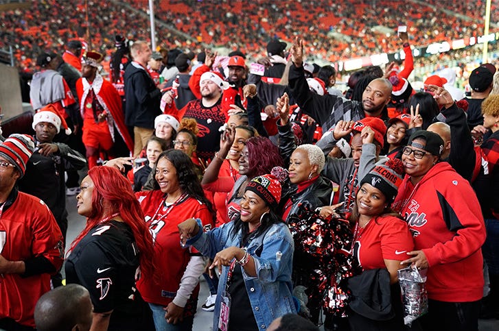 Big Tigger At The Falcons VS Cardinals Game December 16th 2018 Big Tigger At The Falcons VS Cardinals Game December 16th 2018
