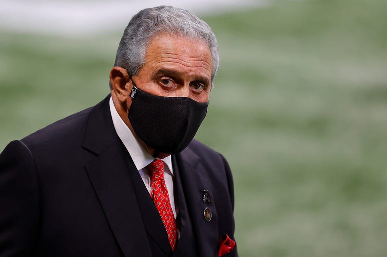 Owner Arthur Blank of the Atlanta Falcons Owner Arthur Blank of the Atlanta Falcons