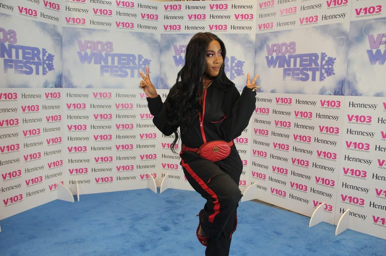Sevyn Streeter backstage at V-103 Winterfest 2018 Sevyn Streeter backstage at V-103 Winterfest 2018