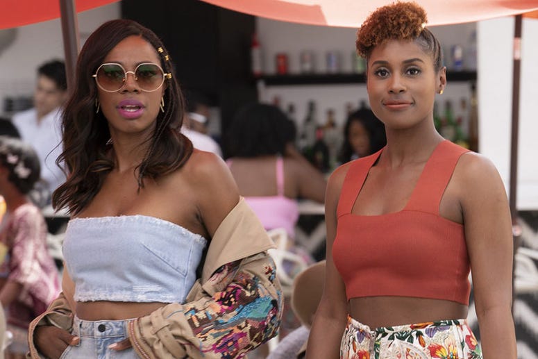 Insecure stars Yvonne Orji and Issa Rae Insecure stars Yvonne Orji and Issa Rae