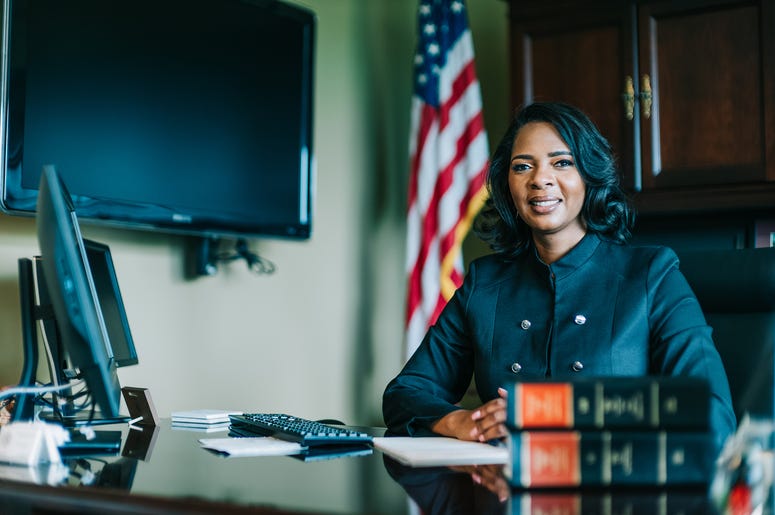Cobb County District Attorney Joyette Holmes has been appointed to handle the prosecution in the Ahmaud Arbery Murder case. Cobb County District Attorney Joyette Holmes has been appointed to handle the prosecution in the Ahmaud Arbery Murder case.