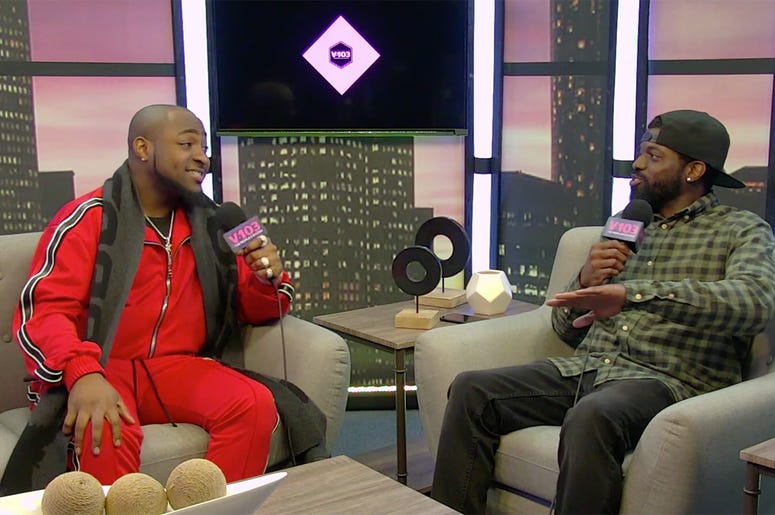 JR of The Morning Culture and singer Davido of "Fall" JR of The Morning Culture and singer Davido of "Fall"