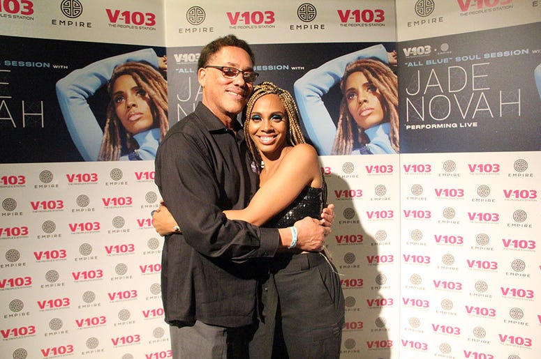 Jade Novah meets fans at V-103's August 2018 Soul Session in Atlanta Jade Novah meets fans at V-103's August 2018 Soul Session in Atlanta