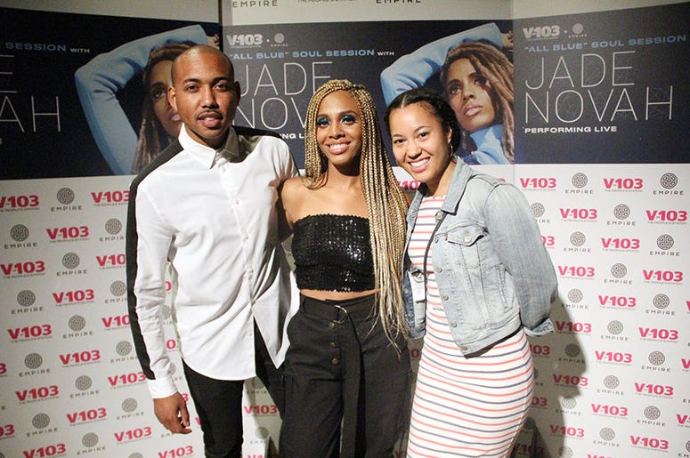 Jade Novah meets fans at V-103's August 2018 Soul Session in Atlanta Jade Novah meets fans at V-103's August 2018 Soul Session in Atlanta