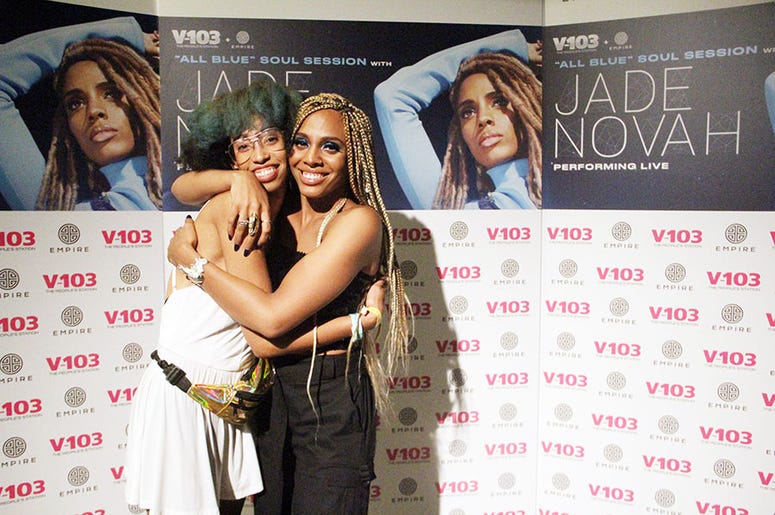 Jade Novah meets fans at V-103's August 2018 Soul Session in Atlanta Jade Novah meets fans at V-103's August 2018 Soul Session in Atlanta