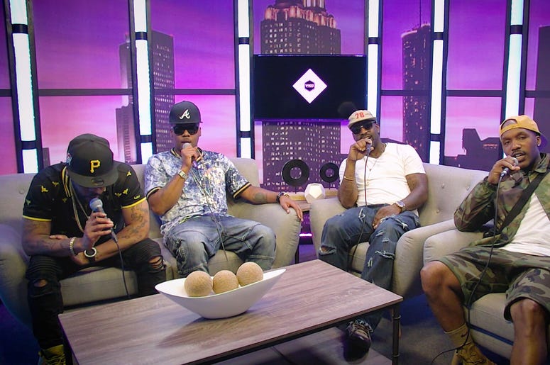 Jagged Edge in V-103's studios Jagged Edge in V-103's studios