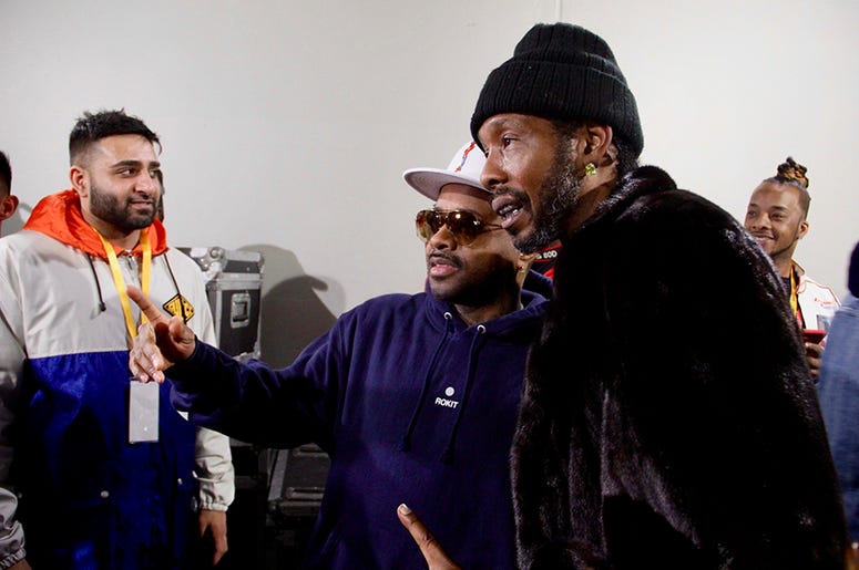 Jermaine Dupri and Big Gipp pose for a photo backstage at the Puff Puff Pass Tour in Atlanta Jermaine Dupri and Big Gipp pose for a photo backstage at the Puff Puff Pass Tour in Atlanta
