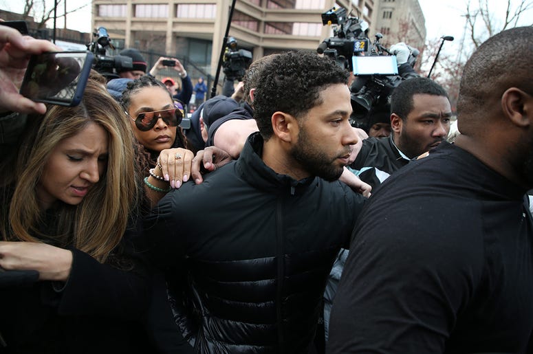 Jussie Smollet leaves court Jussie Smollet leaves court