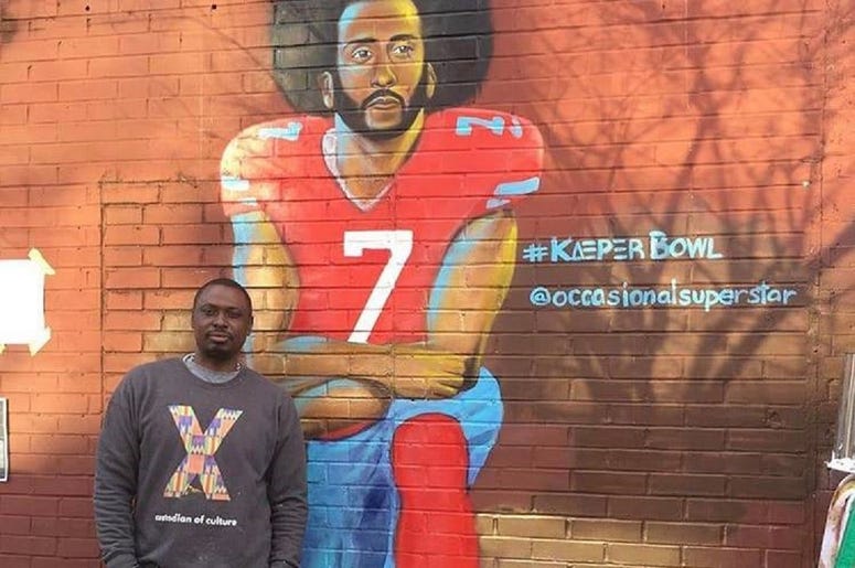 Kaepernick artwork by Muhammad Yungai (artofyungai) Kaepernick artwork by Muhammad Yungai (artofyungai)