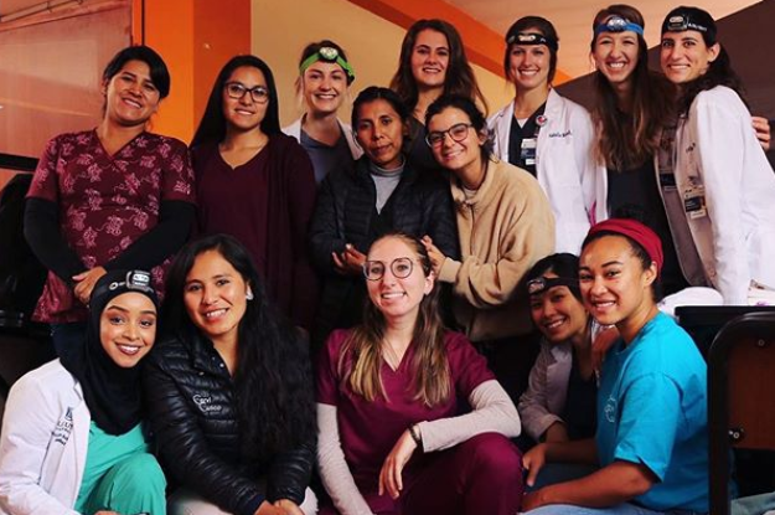 The group of 15 students are stranded in Peru The group of 15 students are stranded in Peru