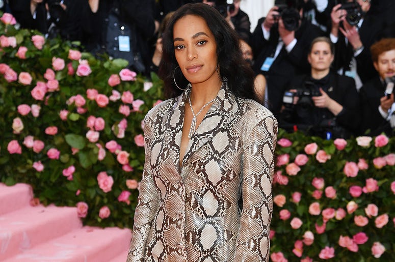 Solange attends the 2019 Met Gala. Solange attends the 2019 Met Gala.