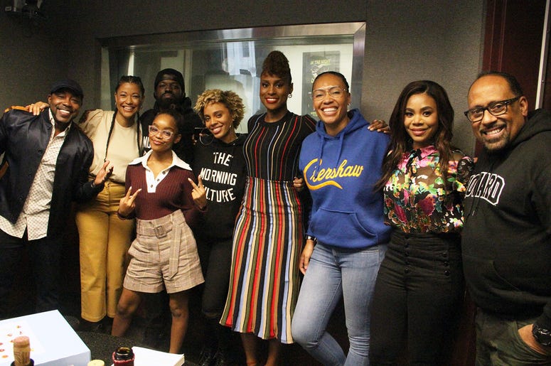 The cast and crew of the movie "Little" visit V-103's The Morning Culture with Frank Ski, Jade Novah & JR The cast and crew of the movie "Little" visit V-103's The Morning Culture with Frank Ski, Jade Novah & JR