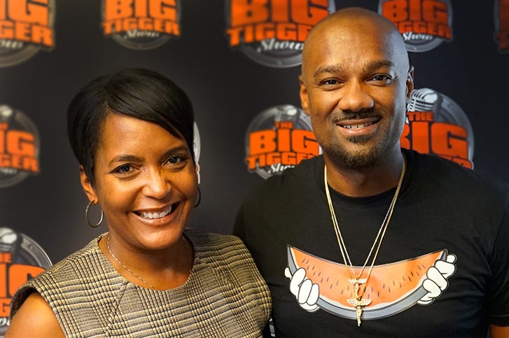 Big Tigger & Mayor Keshia Lance Bottoms Big Tigger & Mayor Keshia Lance Bottoms