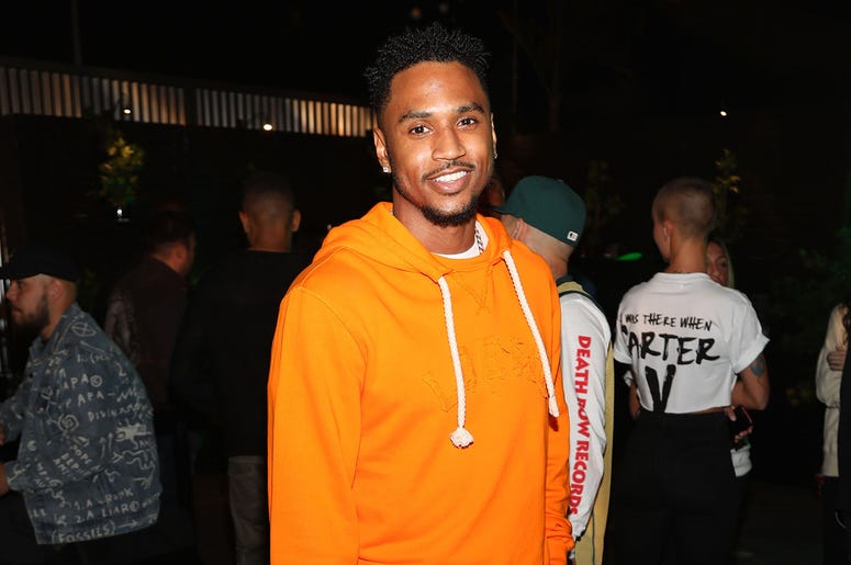 Trey Songz attends Lil Wayne's 36th birthday party and Carter V release at HUBBLE on September 27, 2018 in Los Angeles, California Trey Songz attends Lil Wayne's 36th birthday party and Carter V release at HUBBLE on September 27, 2018 in Los Angeles, California