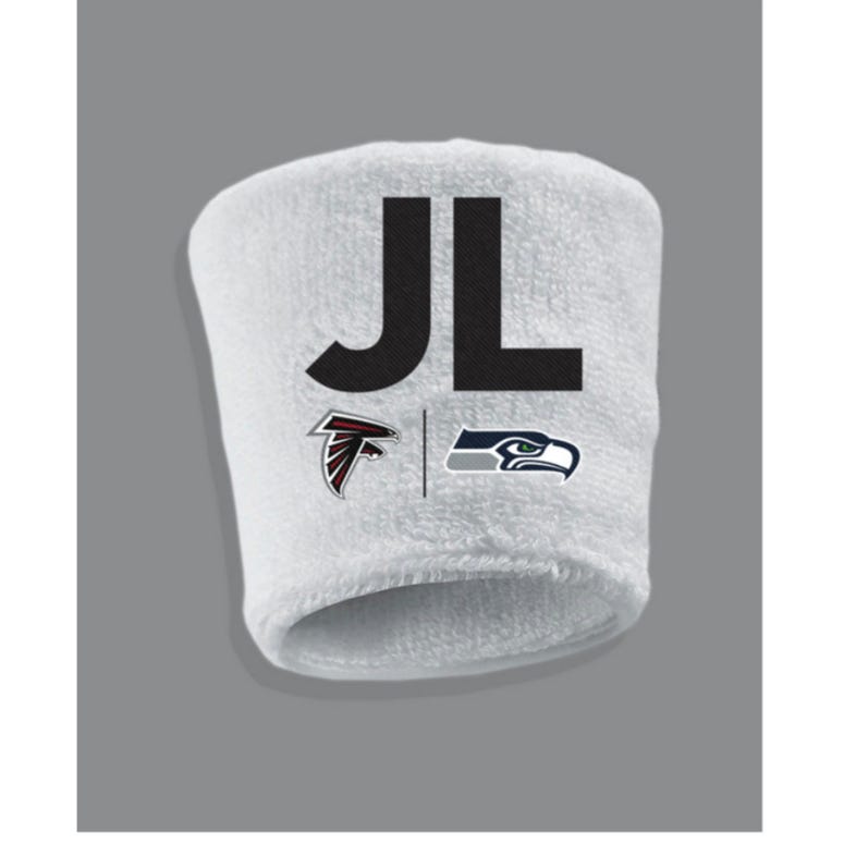 The Atlanta Falcons honored late Congressman John Lewis by wearing white armbands with his initials