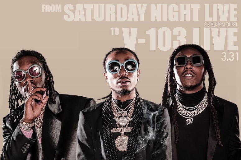 Migos - From SNL To V-103 Migos