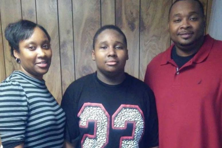 Johnny Tolbert (middle) collapsed, and later died, while playing football at an Atlanta park in July 2016 Johnny Tolbert (middle) collapsed, and later died, while playing football at an Atlanta park in July 2016