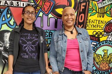 Adrienne Allende (l) and Joelle May are among Atlantans living with Lupus Adrienne Allende (l) and Joelle May are among Atlantans living with Lupus