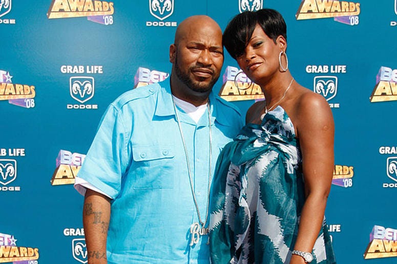 Rapper Bun B and his wife Queenie at the 2008 BET Awards Rapper Bun B and his wife Queenie at the 2008 BET Awards