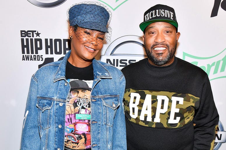 Rapper Bun B and his wife Queenie Rapper Bun B and his wife Queenie