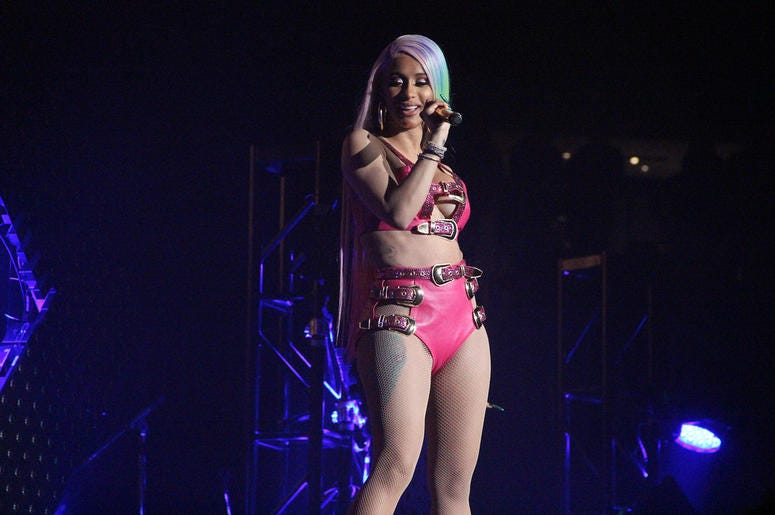 Cardi B performs at the Bud Light Super Bowl Music Fest in Atlanta on Saturday, February 2, 2019 Cardi B performs at the Bud Light Super Bowl Music Fest in Atlanta on Saturday, February 2, 2019