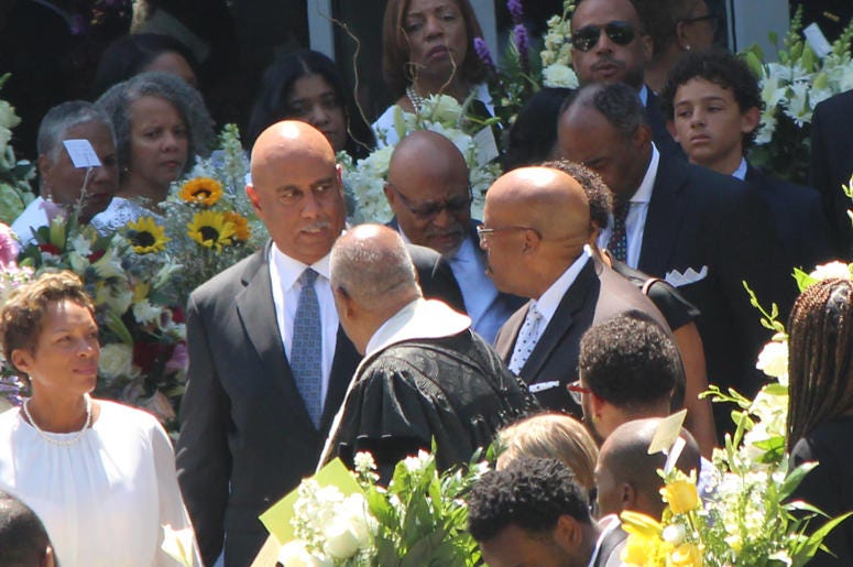 Dr. Christopher Edwards is seeing exiting the funeral of his two children and ex-wife Dr. Christopher Edwards is seeing exiting the funeral of his two children and ex-wife