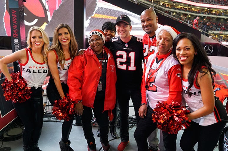Big Tigger At The Falcons VS Cardinals Game December 16th 2018