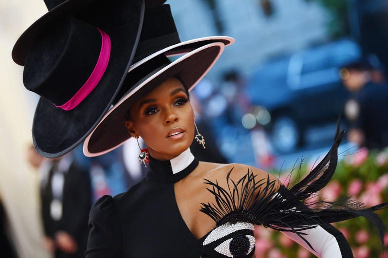 Janelle Monae attends the 2019 Met Gala Janelle Monae attends the 2019 Met Gala