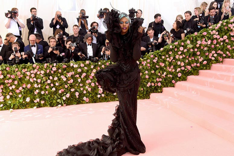 Laverne Cox attends the 2019 Met Gala. Laverne Cox attends the 2019 Met Gala.
