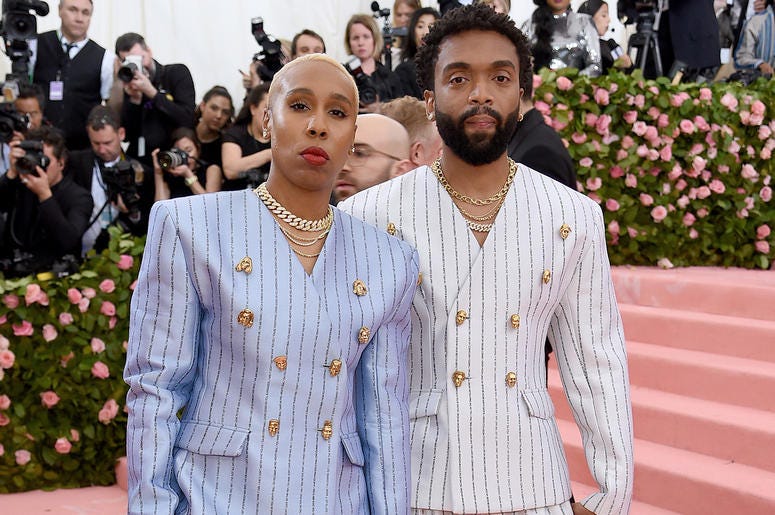 Lena Waithe and Kerby Jean-Raymond attend the 2019 Met Gala. Lena Waithe and Kerby Jean-Raymond attend the 2019 Met Gala.