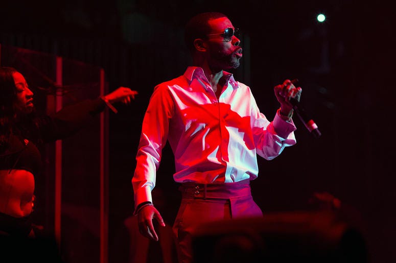 Lil Duval performing at V-103 Winterfest 2018 Lil Duval performing at V-103 Winterfest 2018