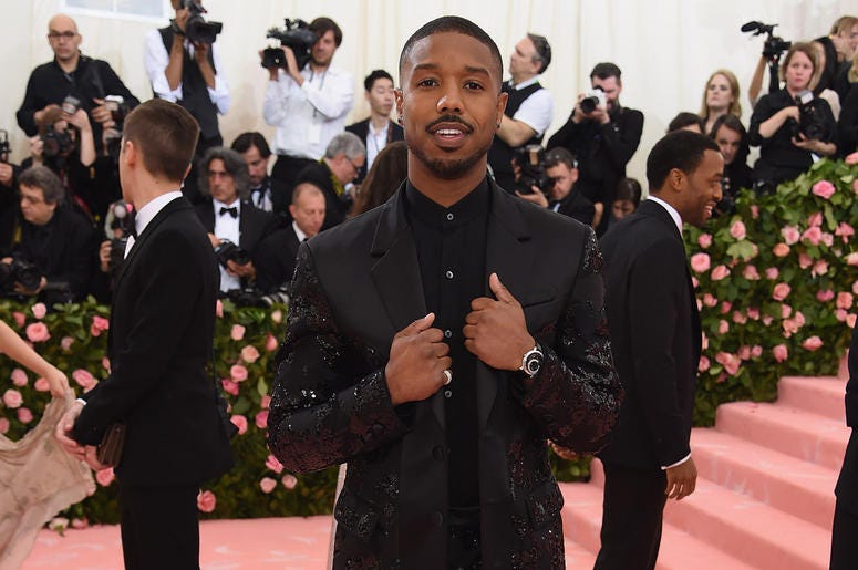 Michael B. Jordan attends the 2019 Met Gala Michael B. Jordan attends the 2019 Met Gala