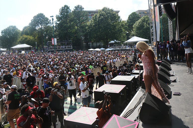 Trina on Stage At One Music Fest 2019 Trina on Stage At One Music Fest 2019