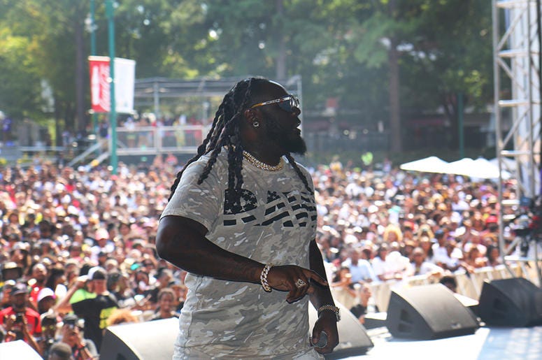 T Pain on Stage At One Music Fest 2019 T Pain on Stage At One Music Fest 2019