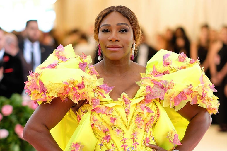 Serena Williams attends the 2019 Met Gala. Serena Williams attends the 2019 Met Gala.