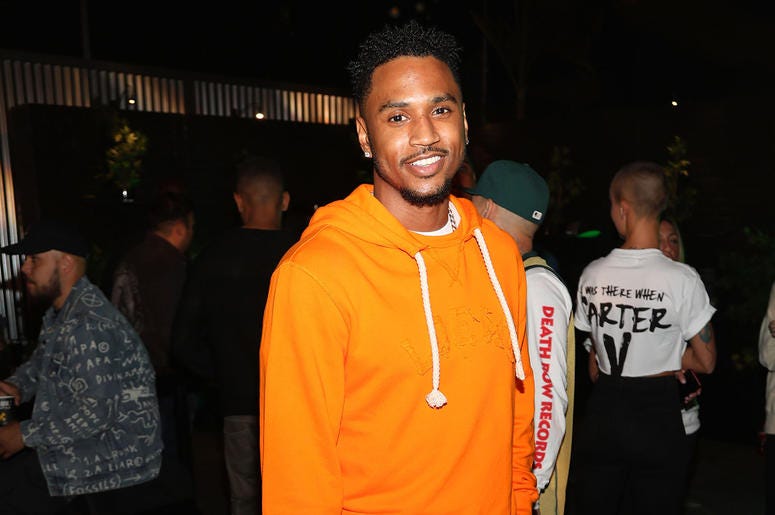 Trey Songz attends Lil Wayne's 36th birthday party and Carter V release at HUBBLE on September 27, 2018 in Los Angeles, California Trey Songz attends Lil Wayne's 36th birthday party and Carter V release at HUBBLE on September 27, 2018 in Los Angeles, California