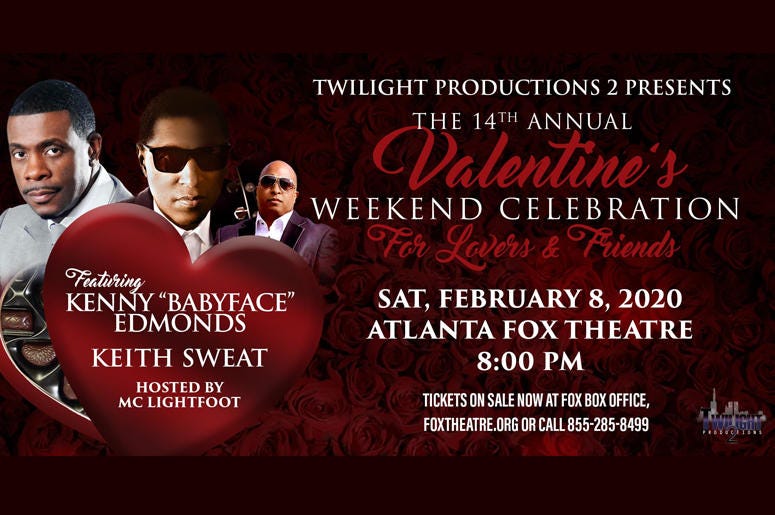 Kenny "Babyface" Edmonds and Keith Sweat's 14th Annual Valentine's Weekend Celebration for "Lovers and Friends"