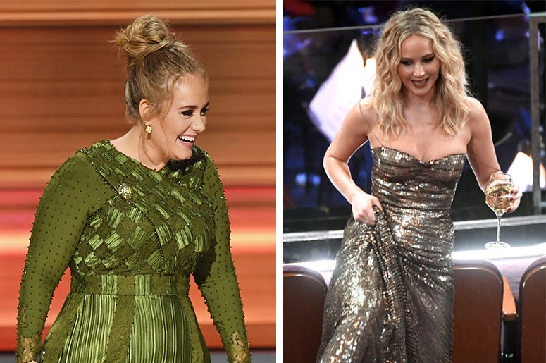 Adele Jennifer Lawrence Adele Jennifer Lawrence