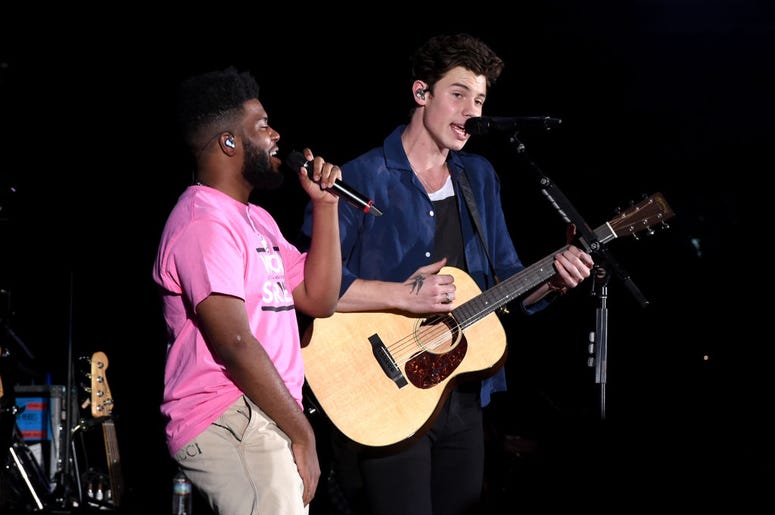 Khalid and Shawn Mendes perform at We Can Survive Khalid and Shawn Mendes perform at We Can Survive