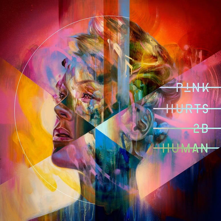 P!nk Hurts 2B Human Album Cover P!nk Hurts 2B Human Album Cover