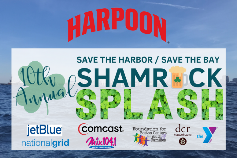 Shamrock Splash event poster with Harpoon